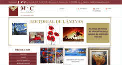 Desktop Screenshot of marcosycuadros.com.ar